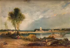 Landscape in Normandy 19th century (1934). Artist: Richard Parkes Bonington