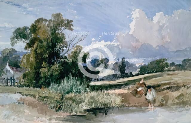 Landscape in North Wales, c1840s. Creator: David Cox the Elder.