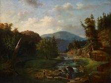 Landscape in Ohio, 1867. Creator: John Insco Williams