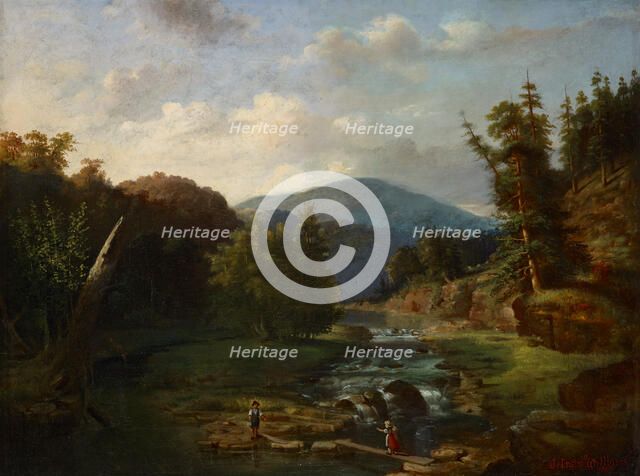 Landscape in Ohio, 1867. Creator: John Insco Williams.