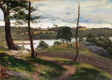 Landscape in August, 1877. Creator: Fanny Churberg