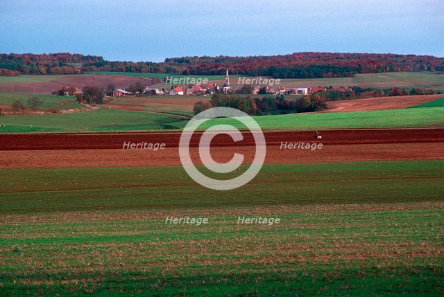 Landscape in Burgundy. Artist: Unknown