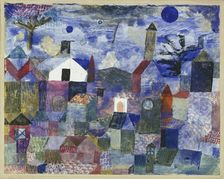 Landscape in Blue, 1917. Creator: Klee, Paul (1879-1940)