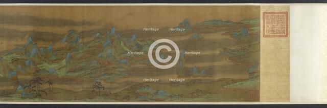 Landscape in Blue and Green, 17th century. Creator: Unknown.