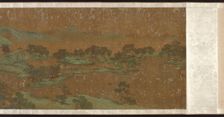 Landscape in blue and green, Ming or Qing dynasty, 17th-18th century. Creator: Unknown
