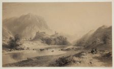 Landscape in Bretagne, 19th century. Creator: Eugene Edouard Soules