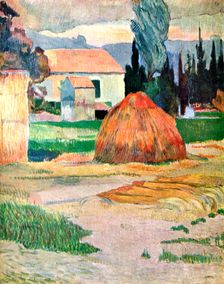 Landscape in Brittany 1888 (1939).Artist: Paul Gauguin