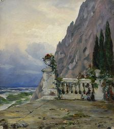 Landscape in Crimea, 1896. Creator: Arkhip Ivanovich Kuindzhi