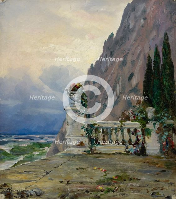 Landscape in Crimea, 1896. Creator: Arkhip Ivanovich Kuindzhi.
