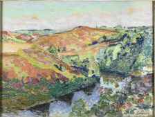 Landscape in Crozant, c. 1898. Creator: Armand Guillaumin