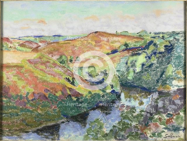 Landscape in Crozant, c. 1898. Creator: Armand Guillaumin.