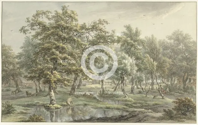 Landscape in Eext (Drenthe Province), 1793. Creator: Egbert van Drielst.