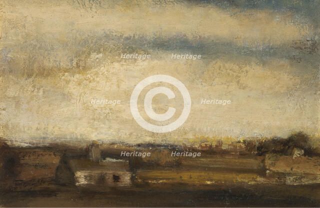 Landscape in Flanders, c1920-1950s. Creator: Constant Permeke.