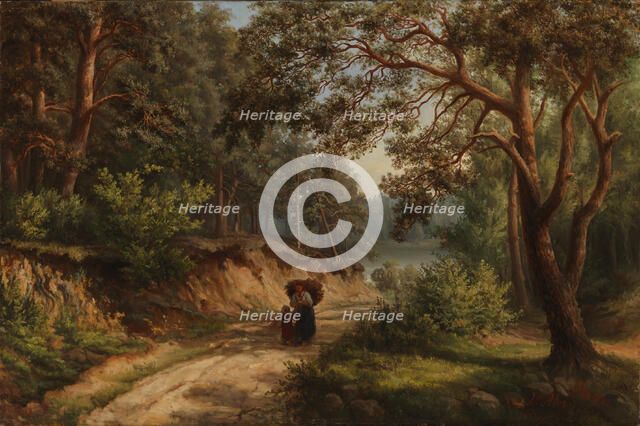 Landscape in Germany, 1860. Creator: Victoria Aberg.