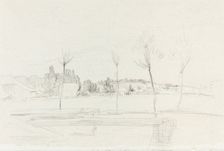 Landscape in Hertfordshire, 1814. Creator: John Linnell the Elder