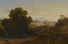 Landscape in Italy, 1856. Creator: Gustav Wilhelm Palm