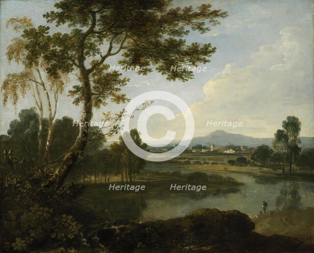 Landscape in Italy, 18th century.  Creator: Richard Wilson.