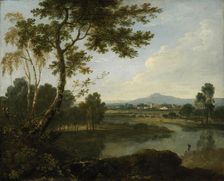 Landscape in Italy, 18th century. Creator: Richard Wilson