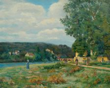 Landscape in Île-de-France, c1875. Creator: Armand Guillaumin