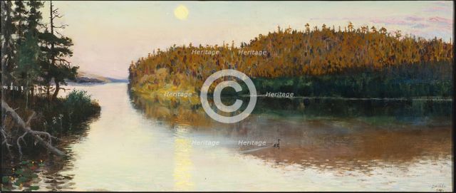 Landscape in Kuhmo, 1890.