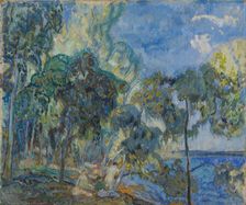 Landscape in Korpilahti, 1913. Creator: Yrjö Aleksander Ollila