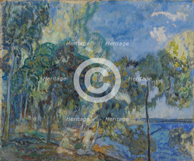 Landscape in Korpilahti, 1913. Creator: Yrjö Aleksander Ollila.