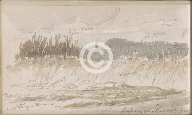 Landscape in Kralingen at the Stekkade, 1864-1880. Creator: Johannes Tavenraat.