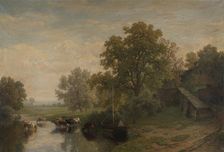 Landscape in Limburg, 1886. Creator: Frans Keelhoff