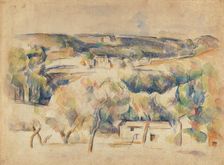 Landscape in Provence, 1900-1904 . Creator: Cézanne, Paul (1839-1906)