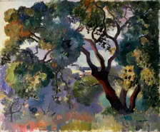 Landscape in Saint-Tropez 1905. Artist: Henri Manguin