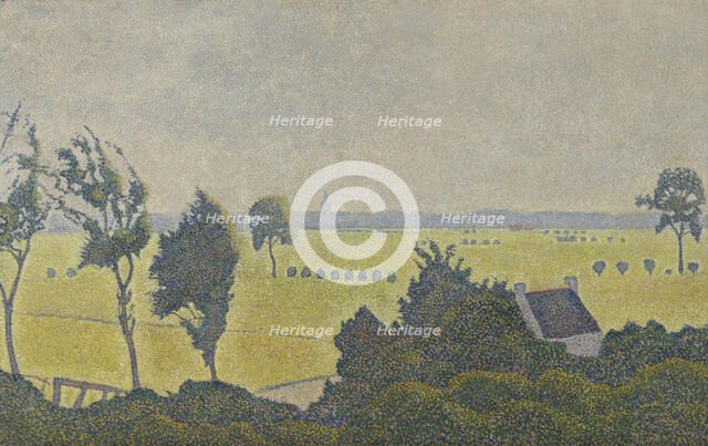 Landscape in Seneffe, (1890?). Creator: Alfred William Finch.