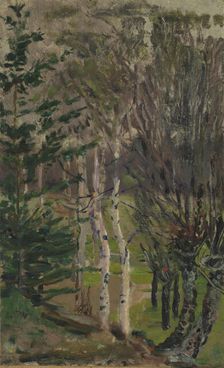 Landscape in Spring, probably 1908. Creator: Nikolai Johannes Astrup