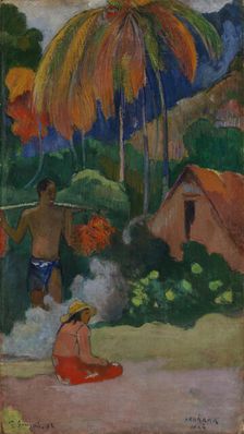 Landscape in Tahiti (Mahana Maà), 1892. Creator: Paul Gauguin