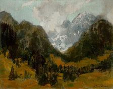 Landscape in the Tatras, before 1911. Creator: Ferdinand Katona