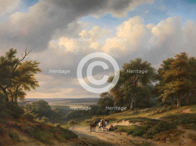 Landscape in the Ardennes, c1820-1840. Creator: Jan Baptiste de Jonghe.