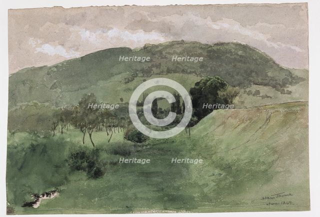 Landscape in the Black Forest, c1869. Creator: Hans Thoma.