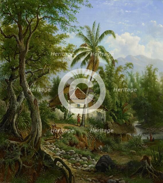 Landscape in the Dutch East Indies, 1858-1900. Creator: Maurits van den Kerkhoff.
