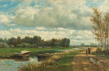 Landscape in the Environs of The Hague, c.1870-c.1875. Creator: Willem Roelofs