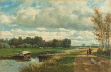 Landscape in the Environs of The Hague, c1873-1875. Creator: Roelofs, Willem (1822-1897)