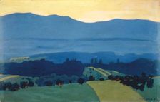 Landscape in the Jura Mountains near Romanel, 1900. Creator: Edouard Vuillard