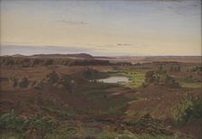 Landscape in the North of Zealand. Afternoon, 1849. Creator: Vilhelm Kyhn