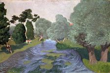 Landscape in the Normandy, Arques-la-Bataille 1903. Artist: Felix Edouard Vallotton