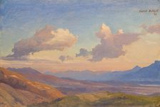 Landscape in the Sabine Mountains, 1839. Creator: Johann Wilhelm Schirmer