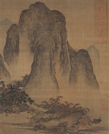 Landscape in the Style of Fan Kuan (image 1 of 2), Late Yuan or early Ming dynasty, 14th-15th cent.. Creator: Anon