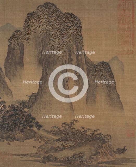 Landscape in the Style of Fan Kuan (image 1 of 2), Late Yuan or early Ming dynasty, 14th-15th cent.. Creator: Anon.