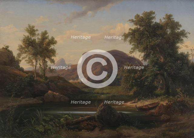 Landscape in Tirol, unknown date. Creator: Carl Maria Nicolaus Hummel.