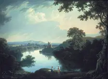 Landscape in Wales, 1809. Creator: Thomas Wright