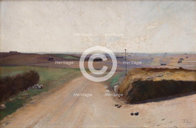 Landscape, Island of Mors, Jutland, 1893. Creator: Fridolin Johansen.
