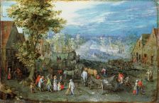 Landscape late 16th or early 17th century. Artist: Jan Brueghel the Elder