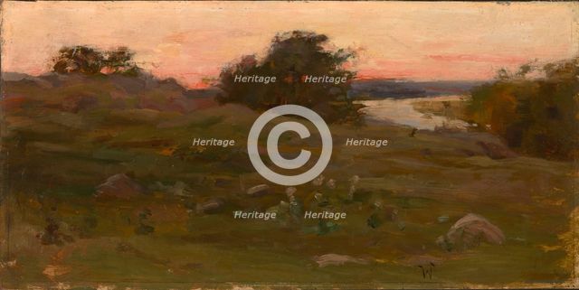 Landscape, late 19th-early 20th century. Creator: Max Weyl.
